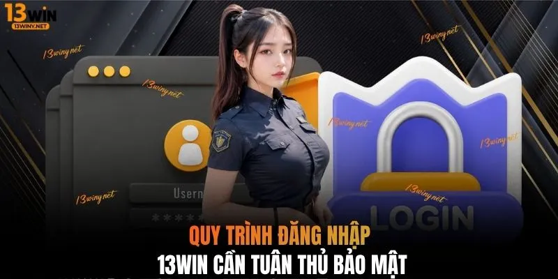 Quy trình đăng nhập 13WIN cần tuân thủ bảo mật